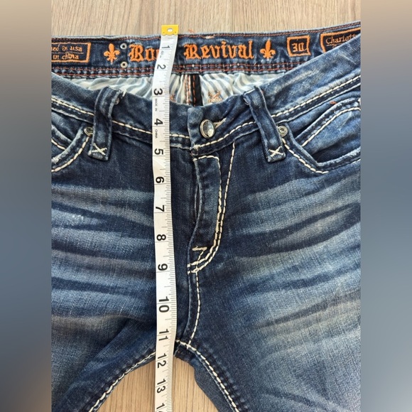Rock Revival Women's Dark Blue Charlotte Capri Jeans 👖 - Picture 10 of 14
